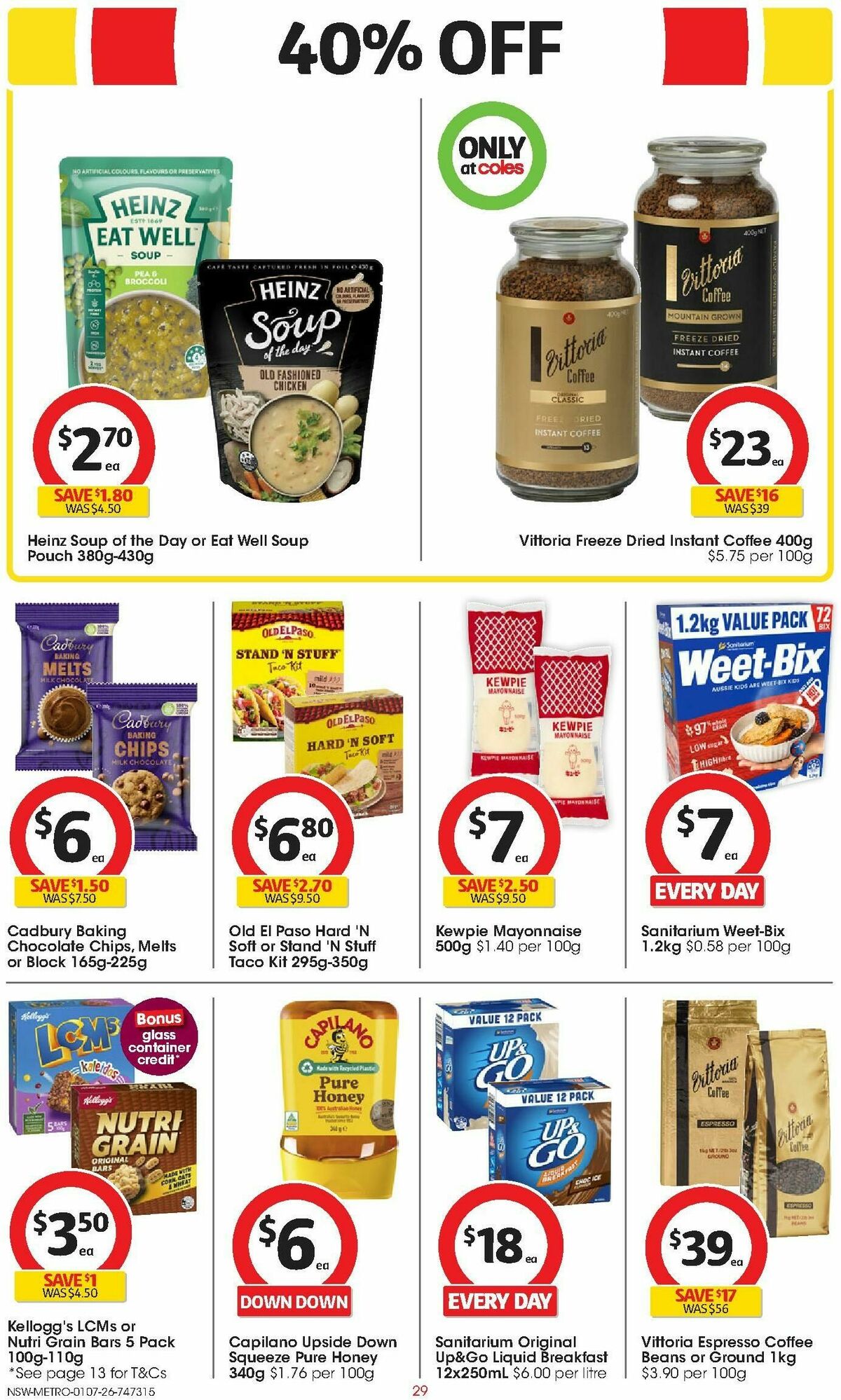 Coles Catalogues from 1 July
