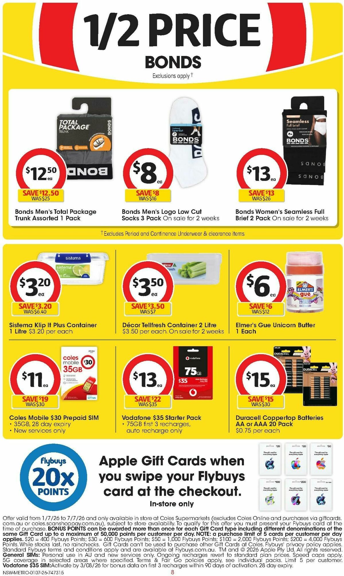 Coles Catalogues from 1 July