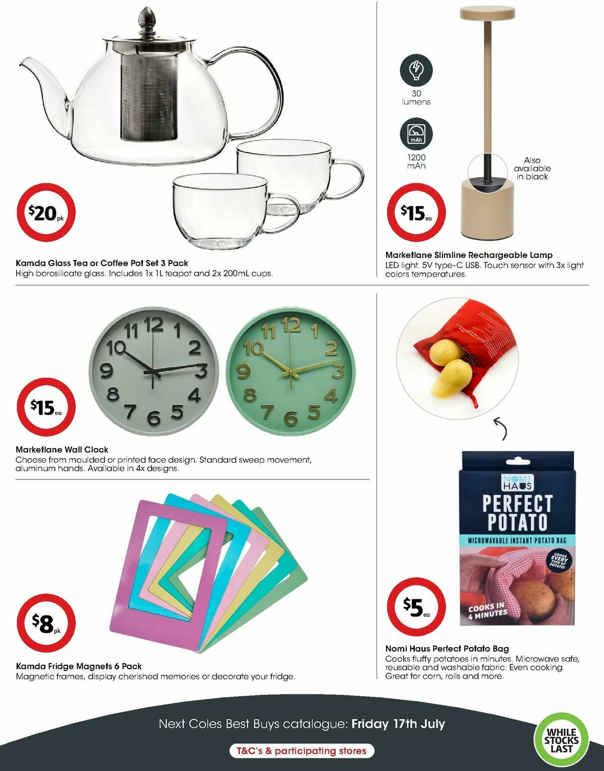 Coles Best Buys - Winter Cooking Catalogues from 3 July