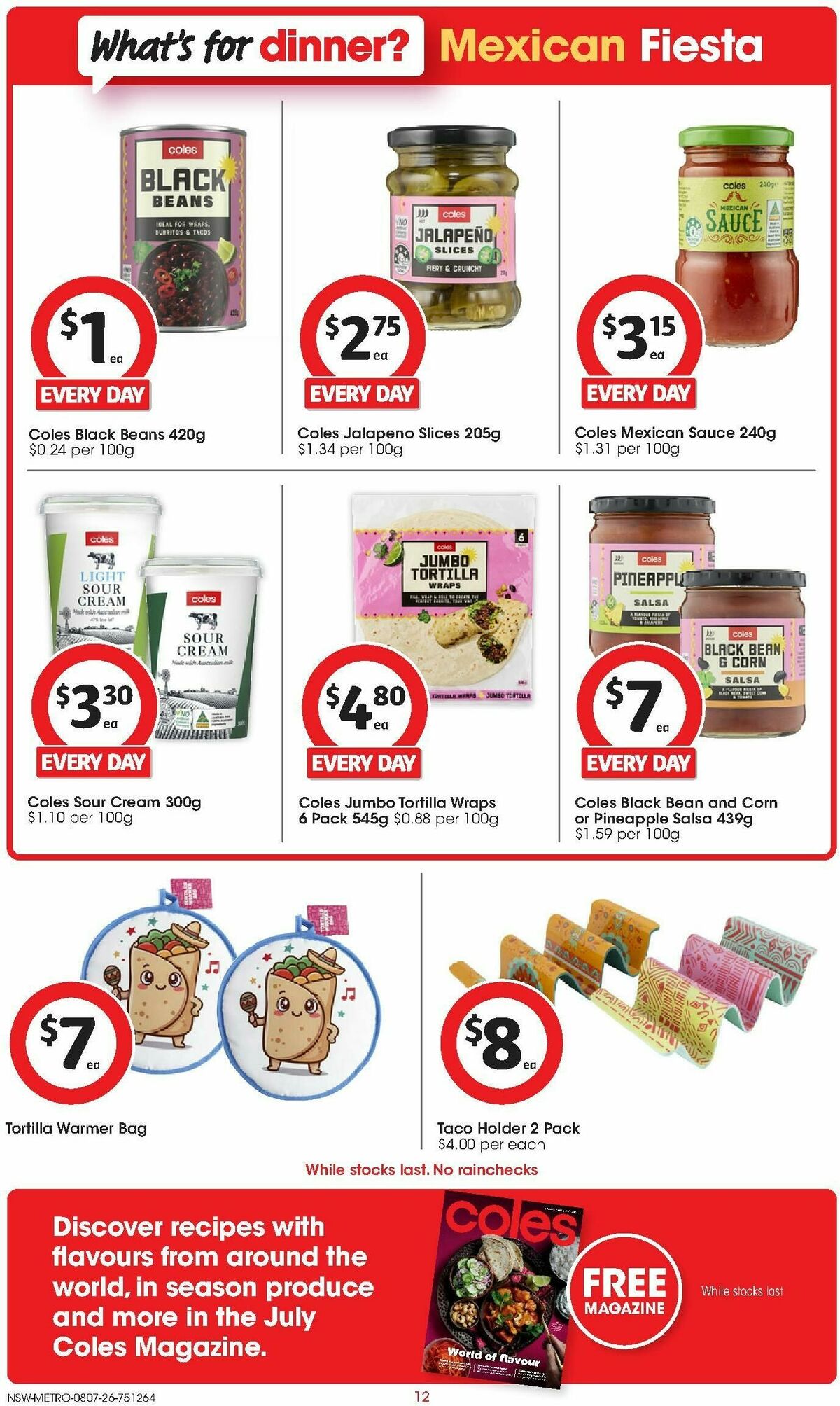 Coles Catalogues from 8 July