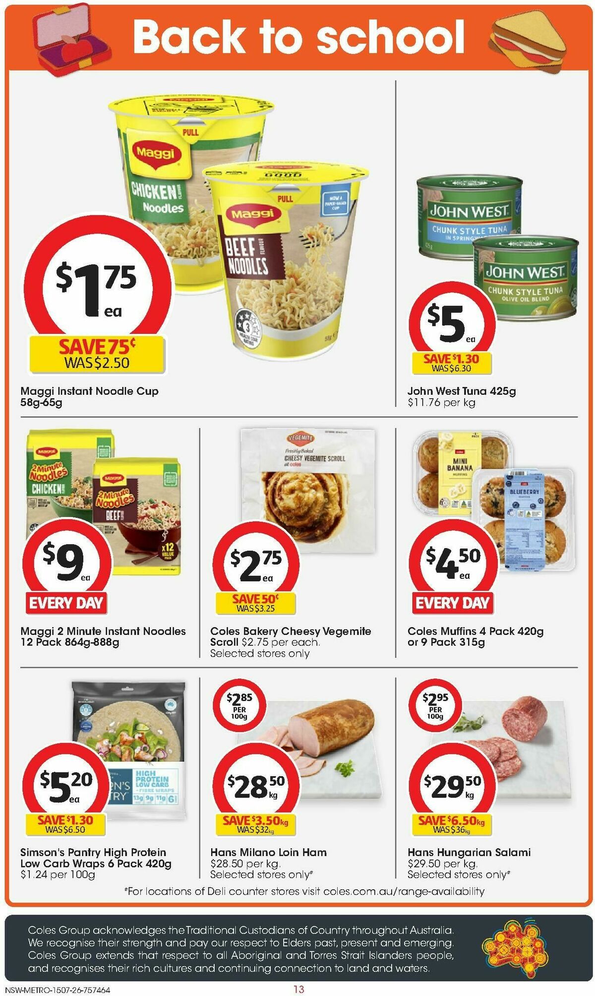 Coles Catalogues from 15 July