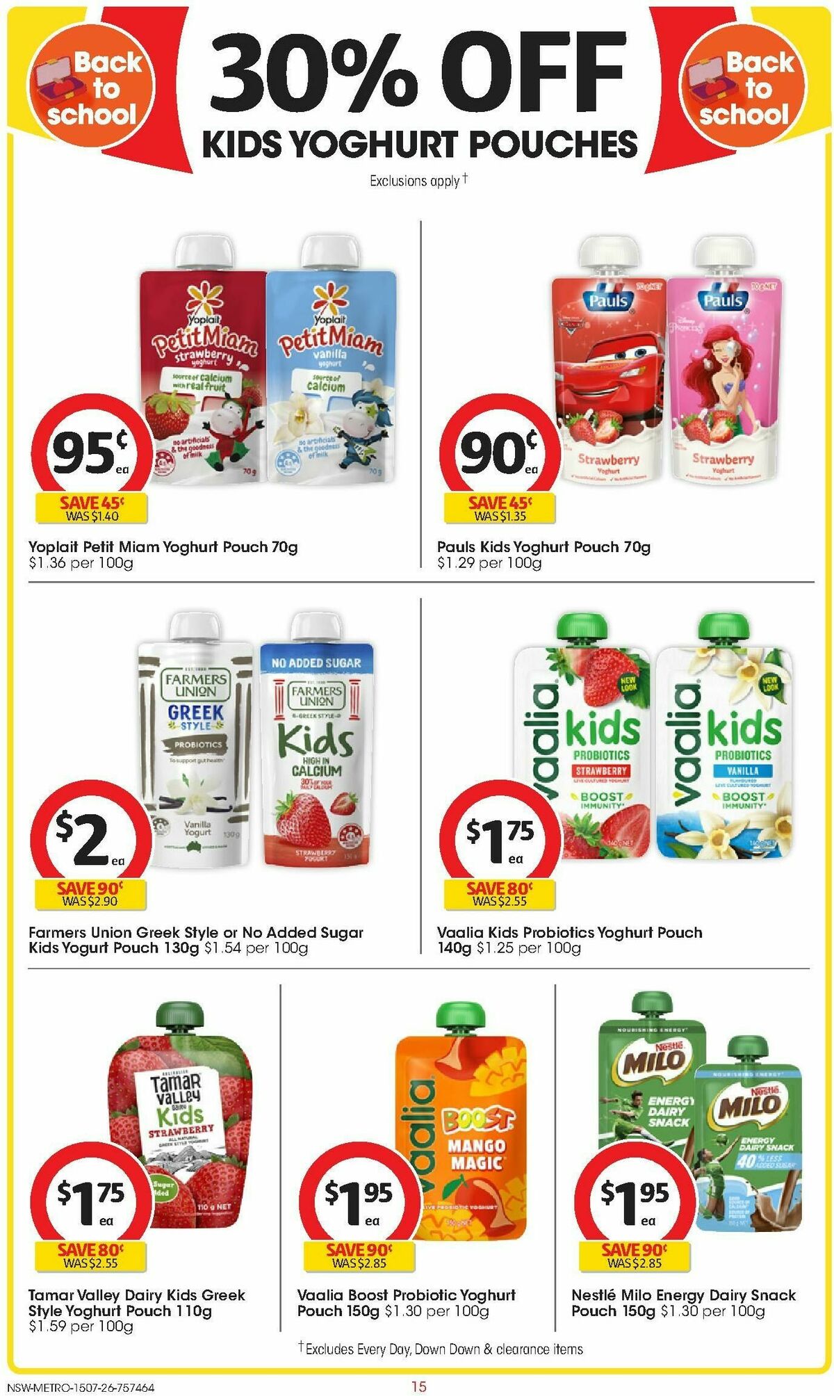 Coles Catalogues from 15 July