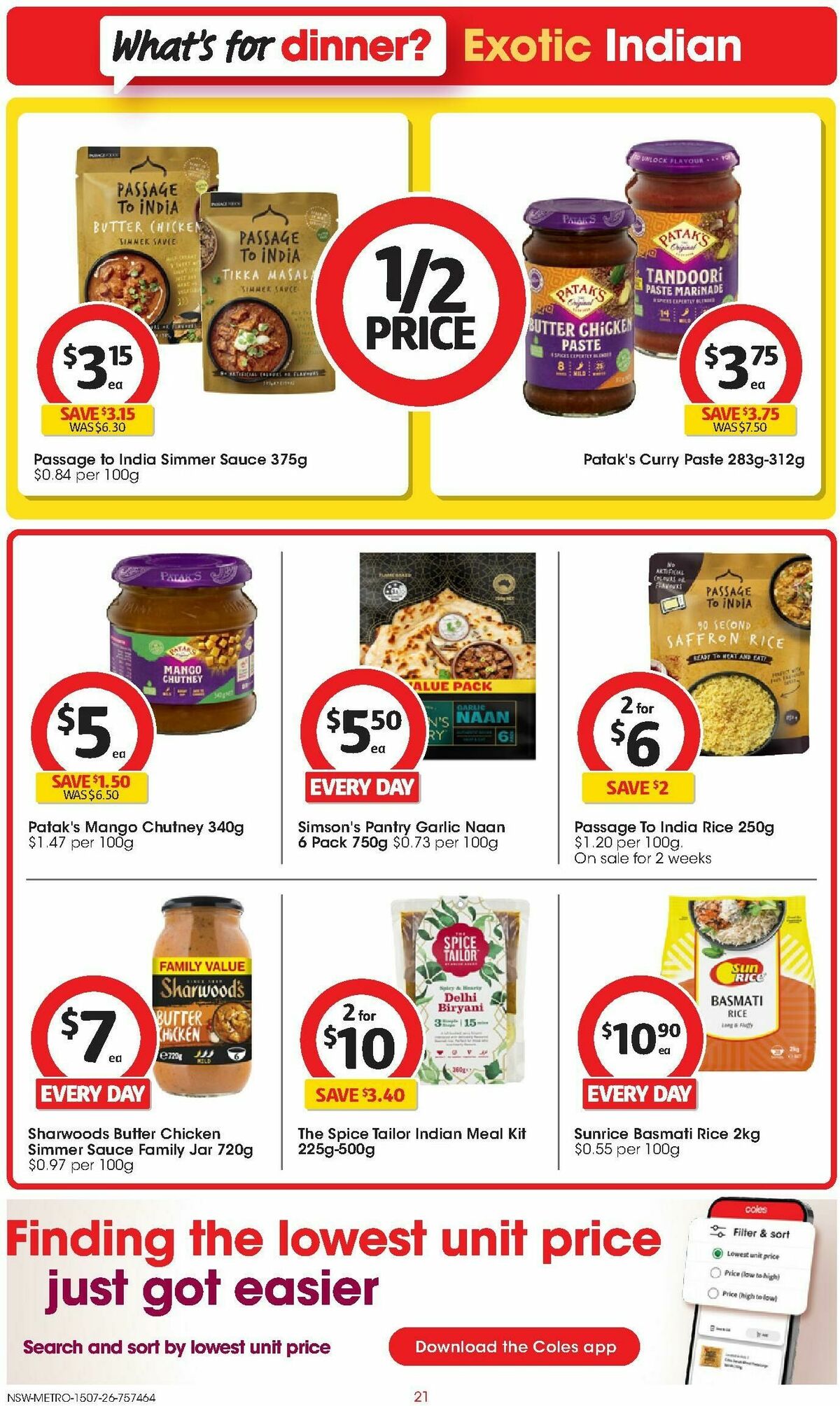 Coles Catalogues from 15 July