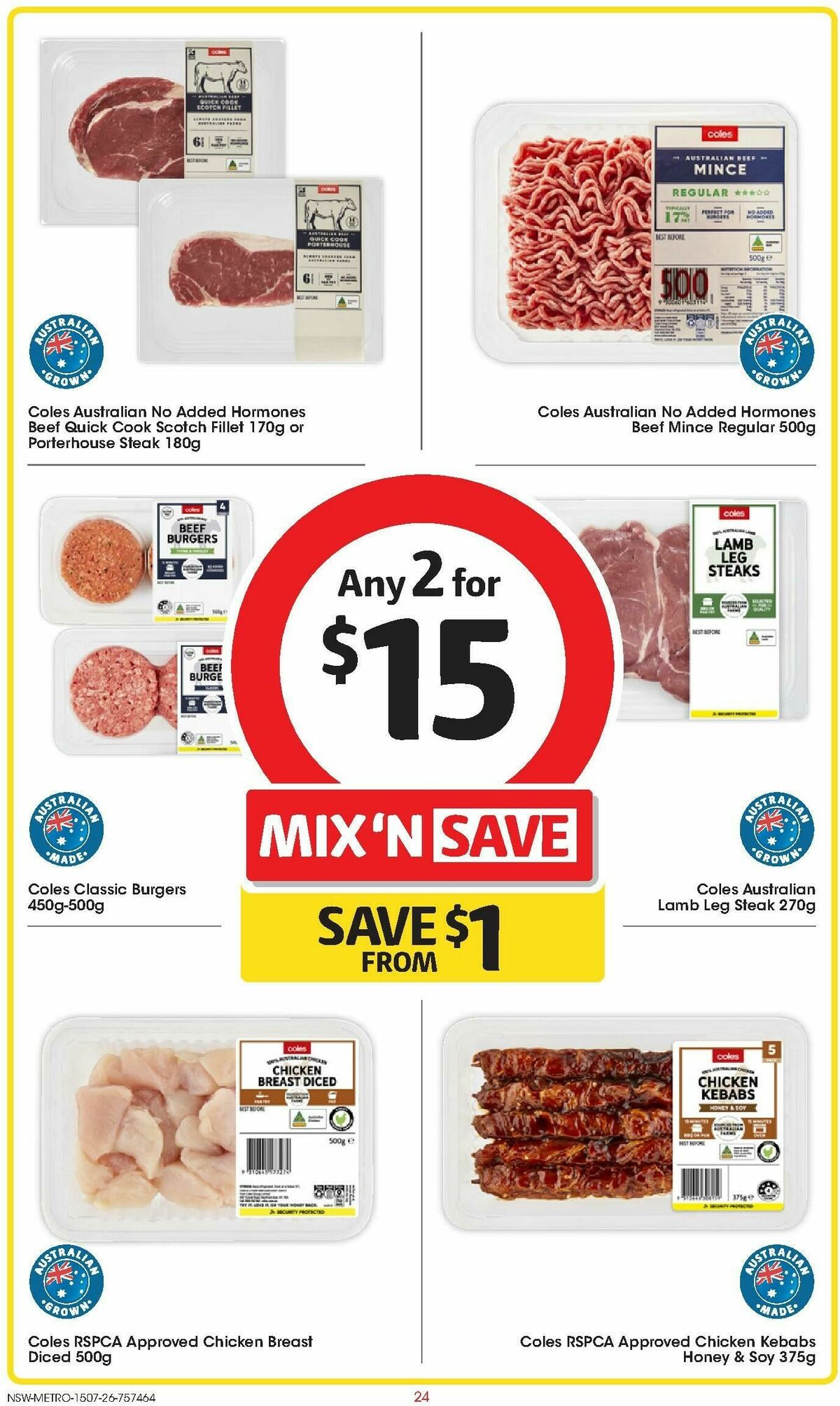 Coles Catalogues from 15 July