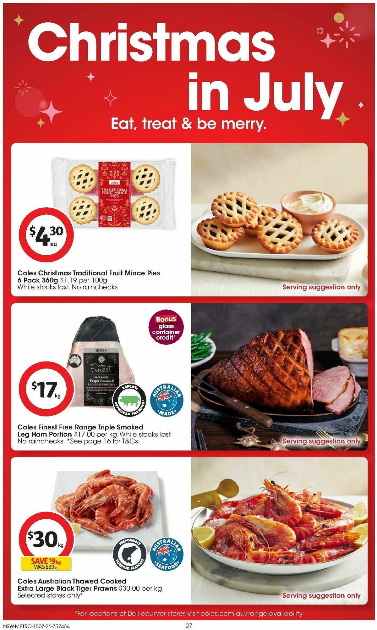Coles Catalogues from 15 July