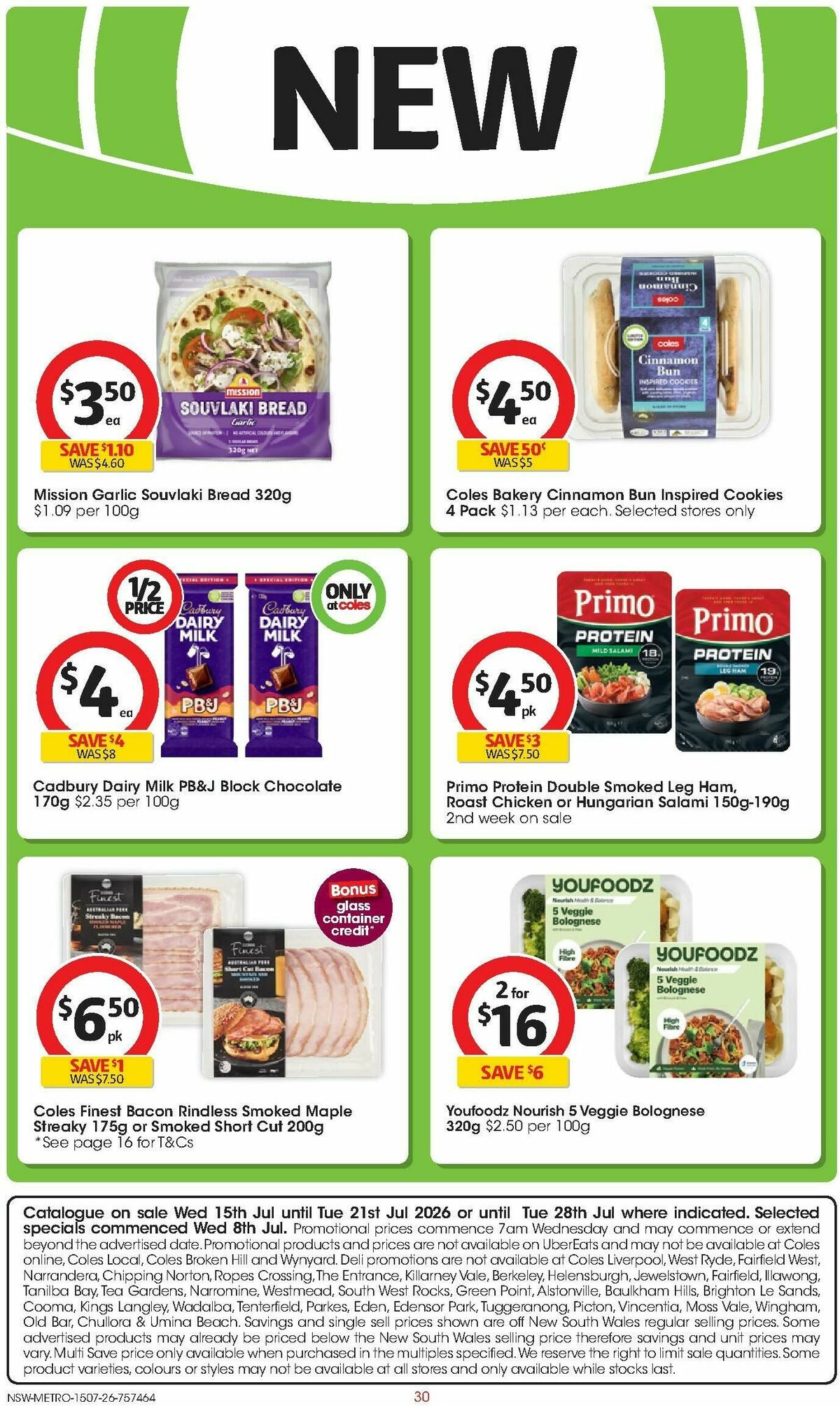 Coles Catalogues from 15 July