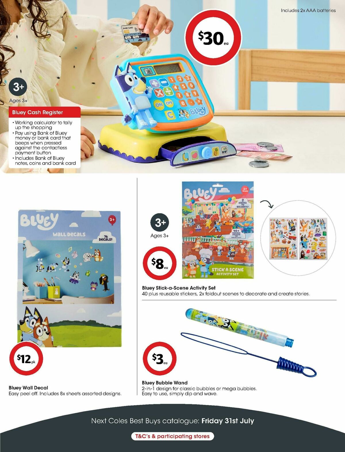 Coles Best Buys - Hooray! It’s Bluey Catalogues from 17 July