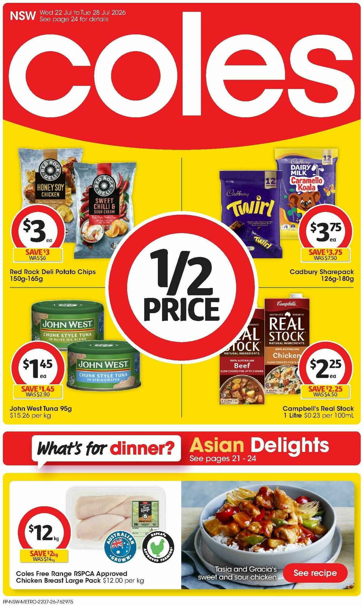 Coles Catalogues from 22 July
