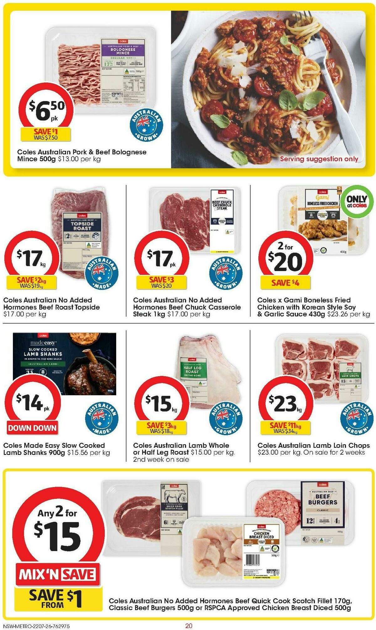 Coles Catalogues from 22 July