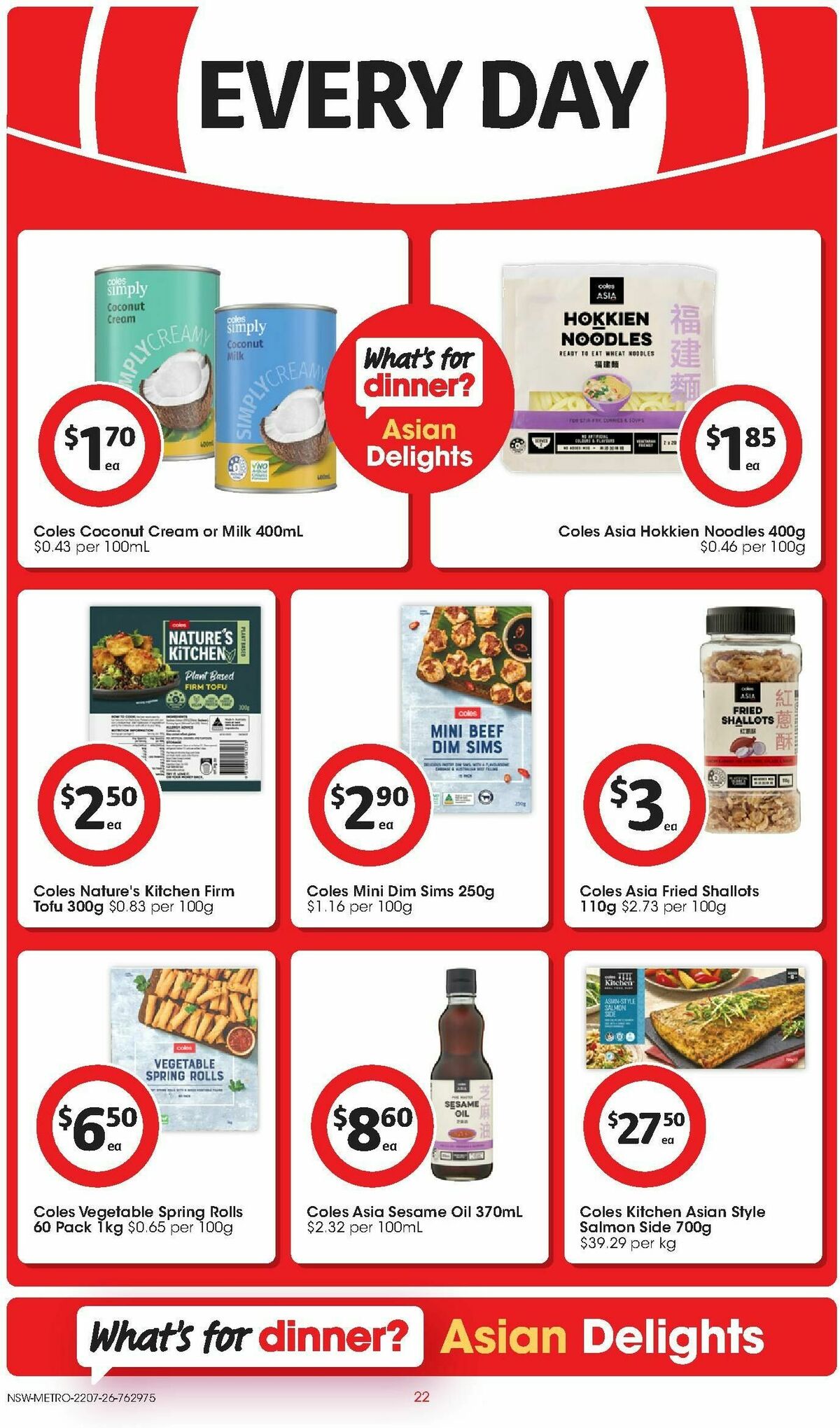 Coles Catalogues from 22 July
