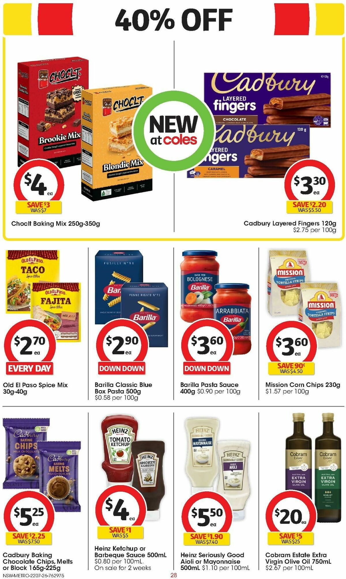Coles Catalogues from 22 July