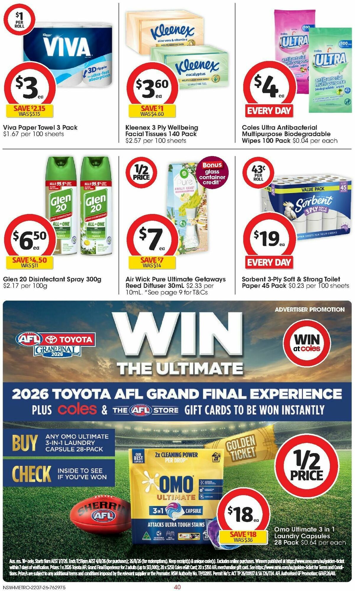 Coles Catalogues from 22 July