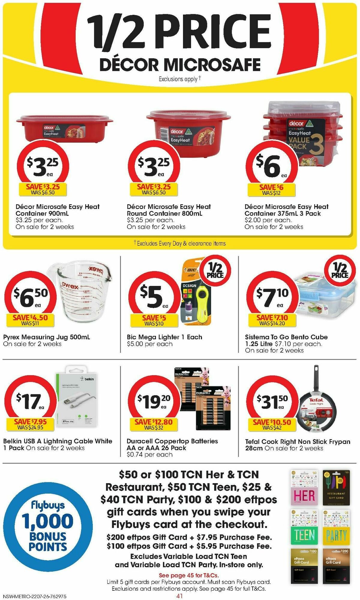 Coles Catalogues from 22 July