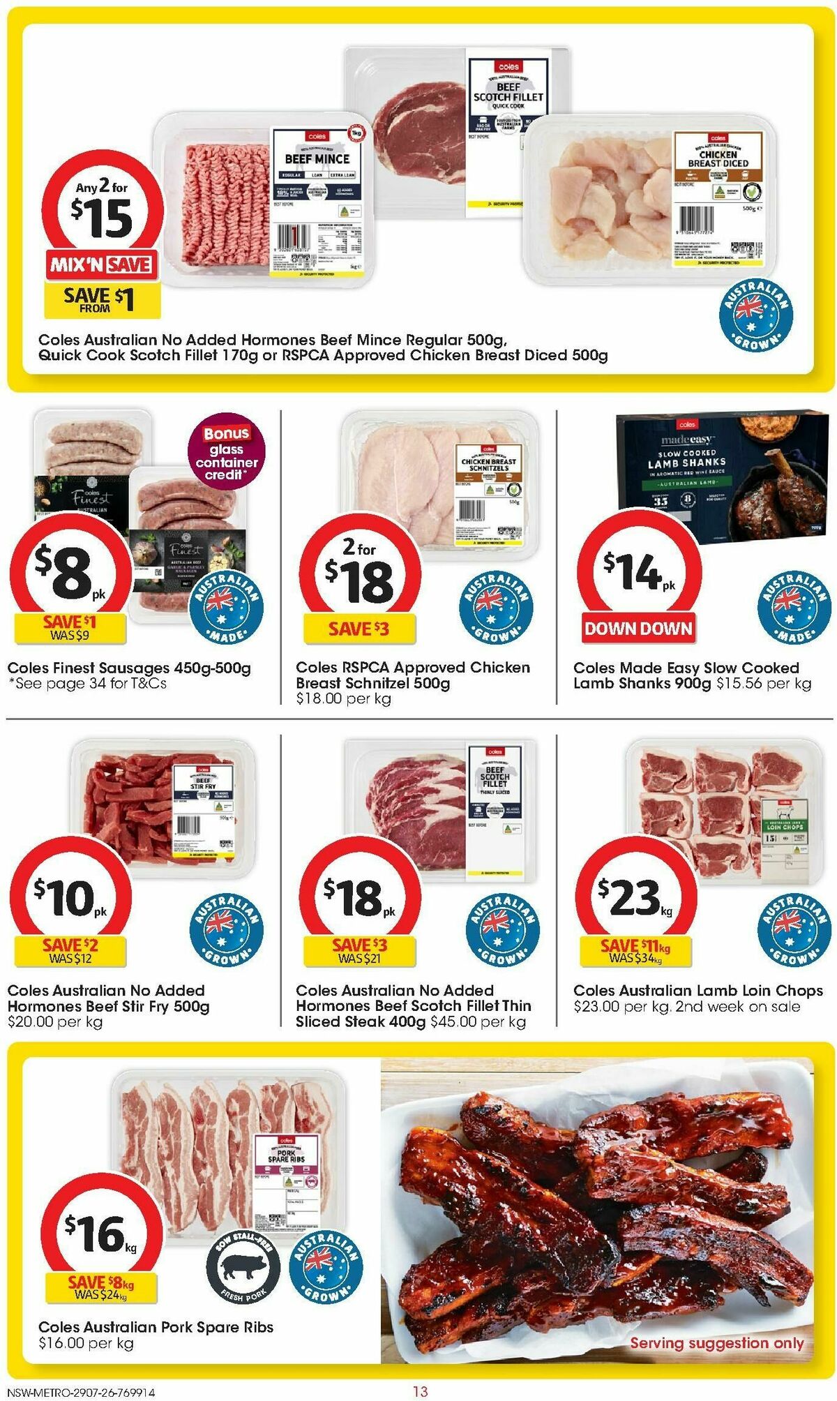Coles Catalogues from 29 July