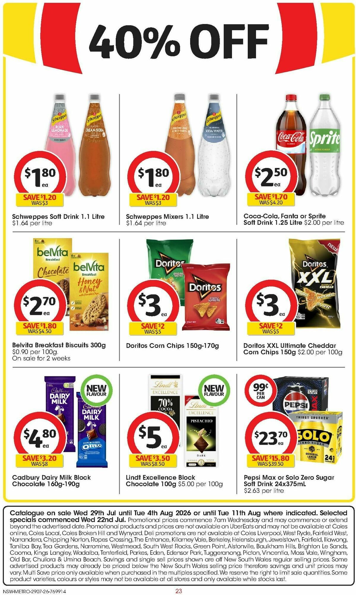 Coles Catalogues from 29 July