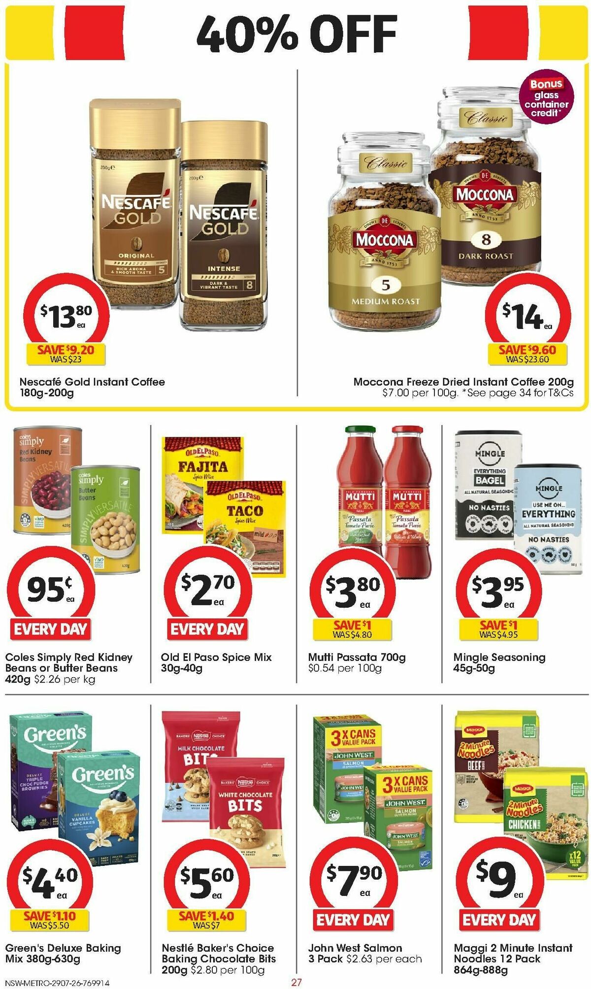 Coles Catalogues from 29 July