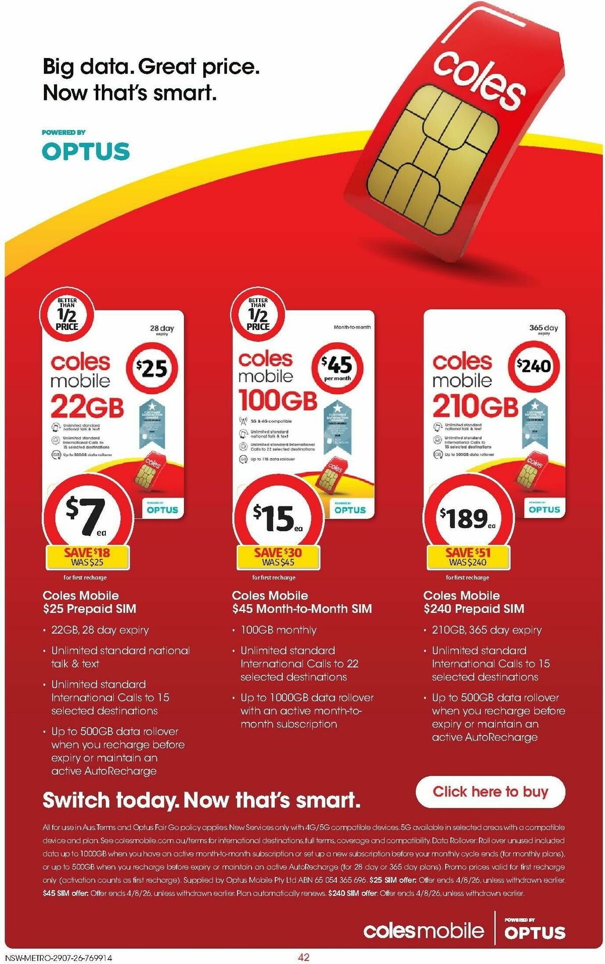 Coles Catalogues from 29 July