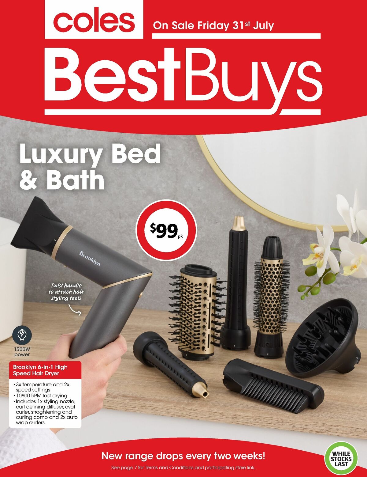 Coles Best Buys - Luxury Bed & Bath Catalogues from 31 July