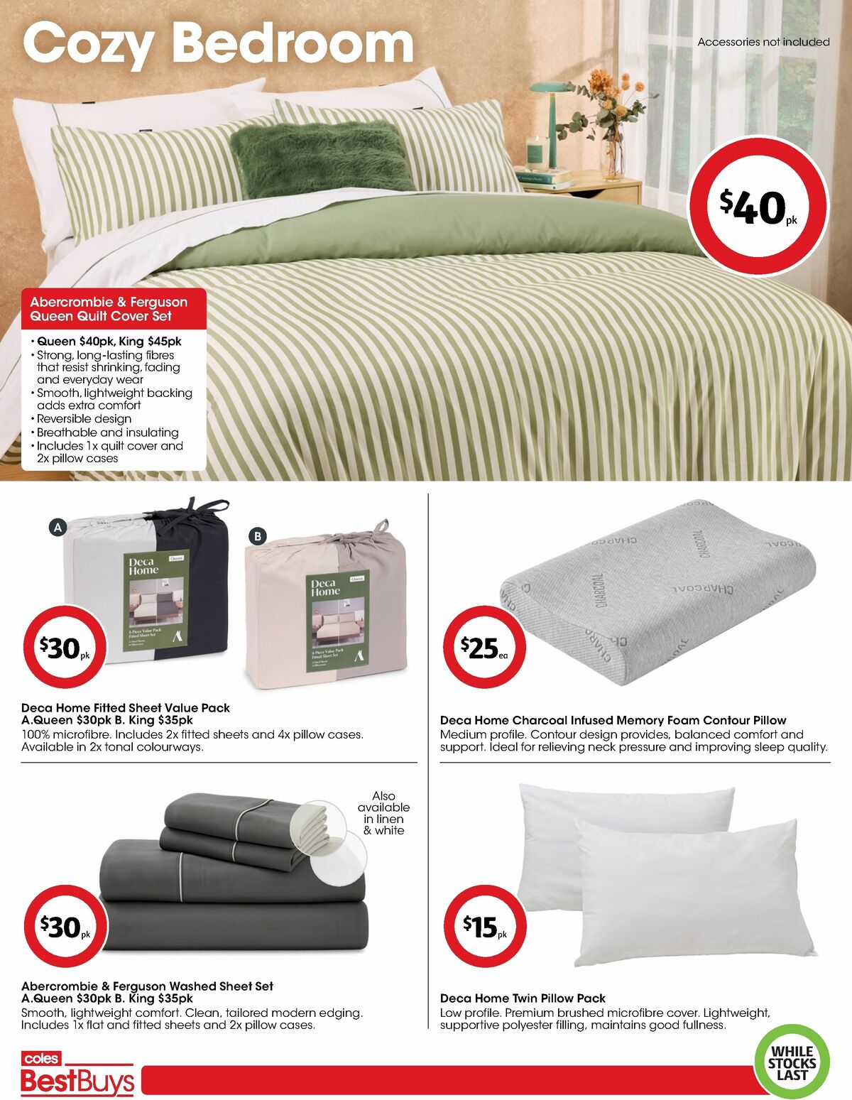 Coles Best Buys - Luxury Bed & Bath Catalogues from 31 July