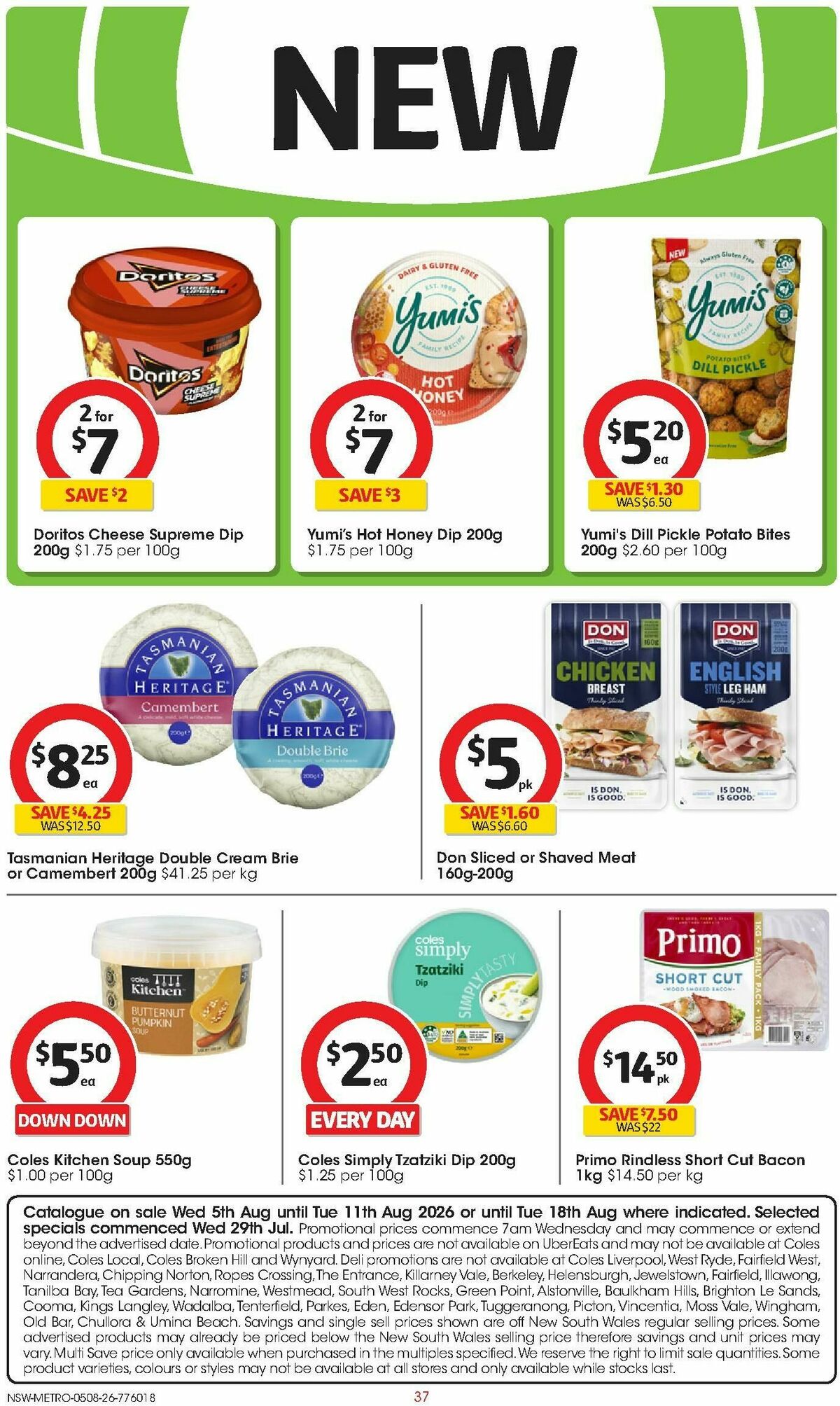 Coles Catalogues from 5 August