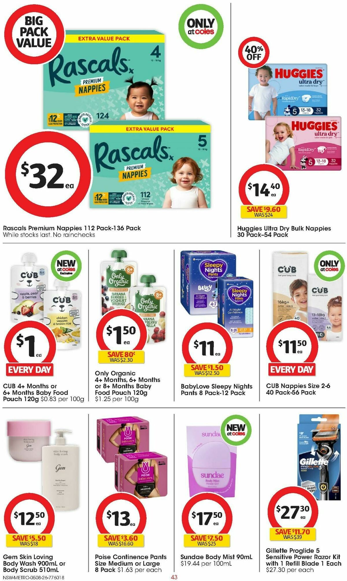 Coles Catalogues from 5 August