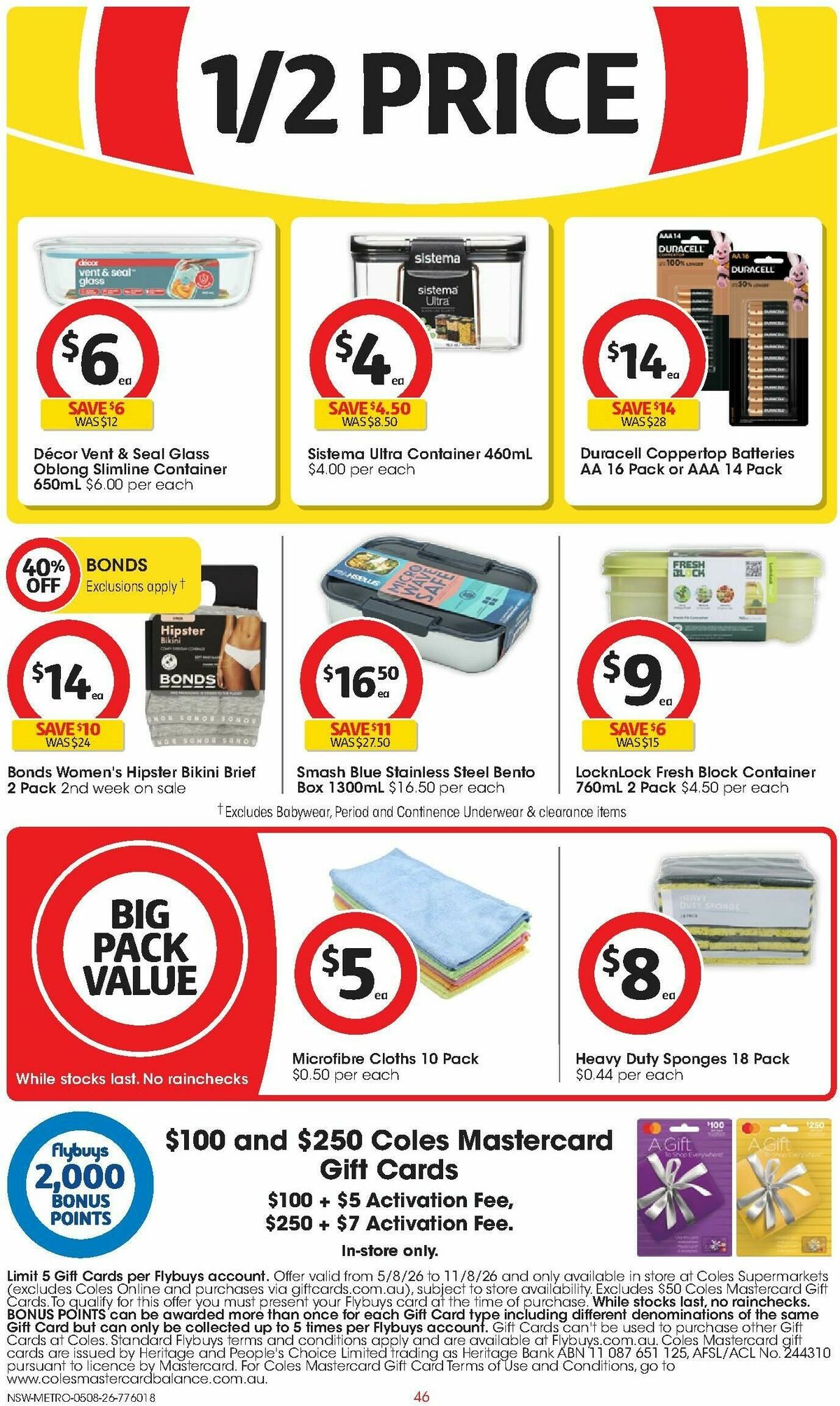 Coles Catalogues from 5 August