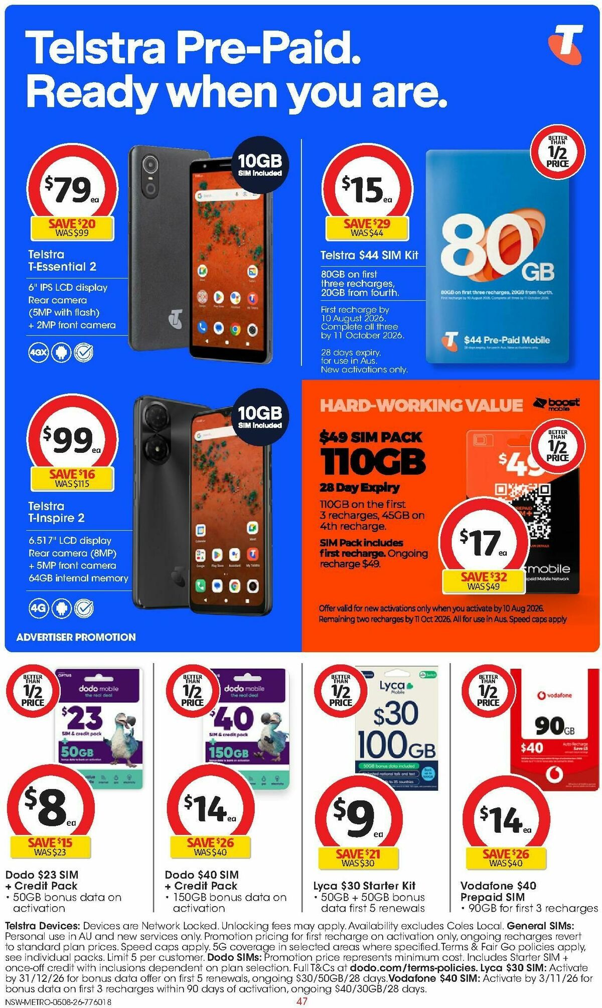 Coles Catalogues from 5 August