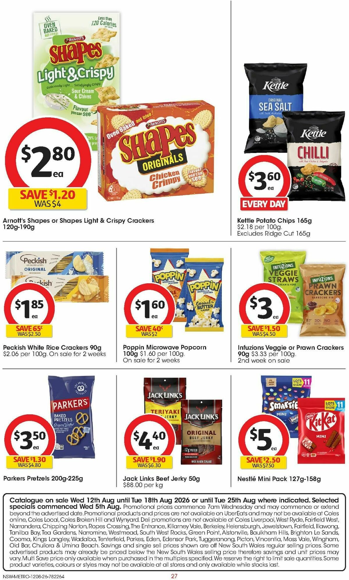 Coles Catalogues from 12 August