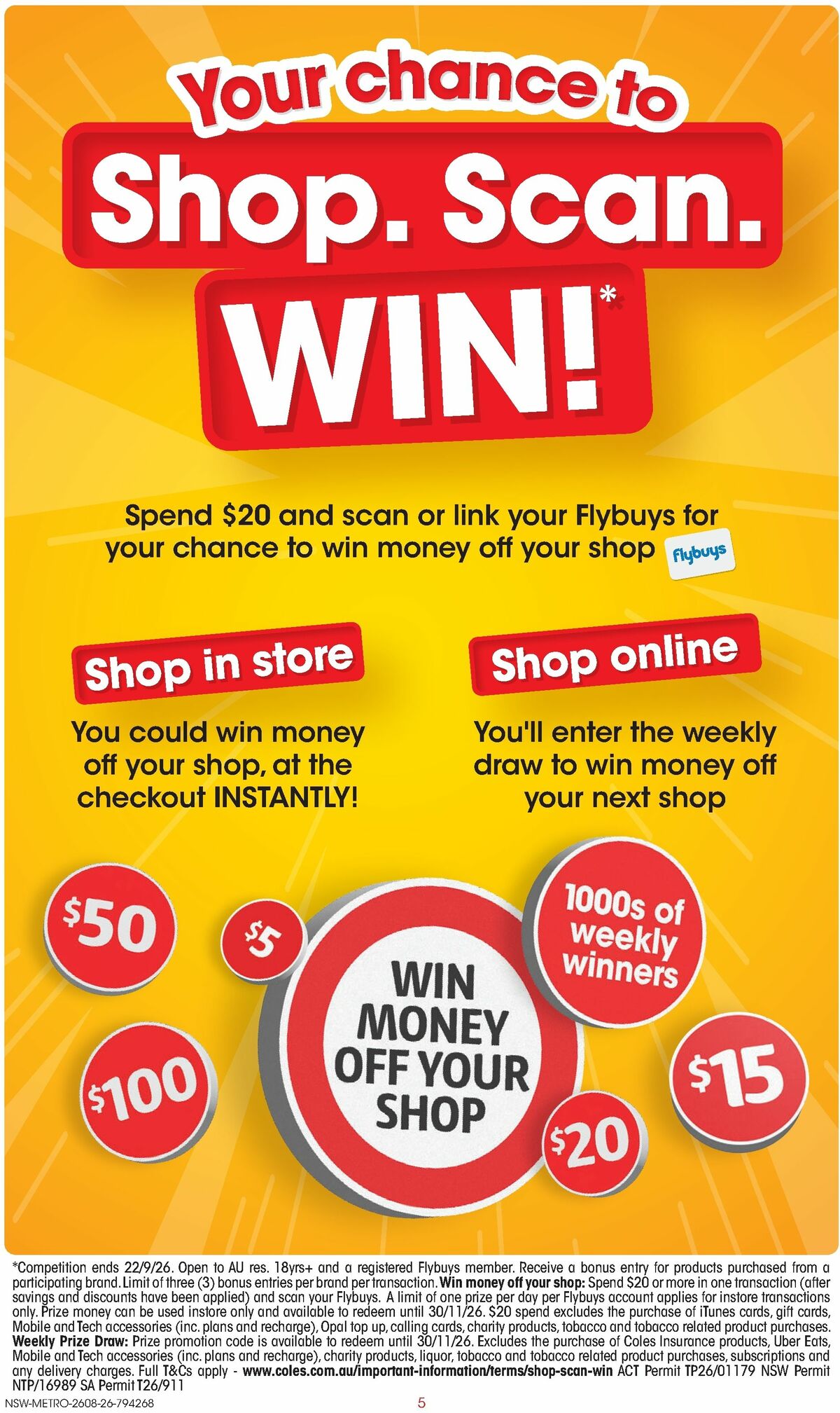 Coles Catalogues from 26 August