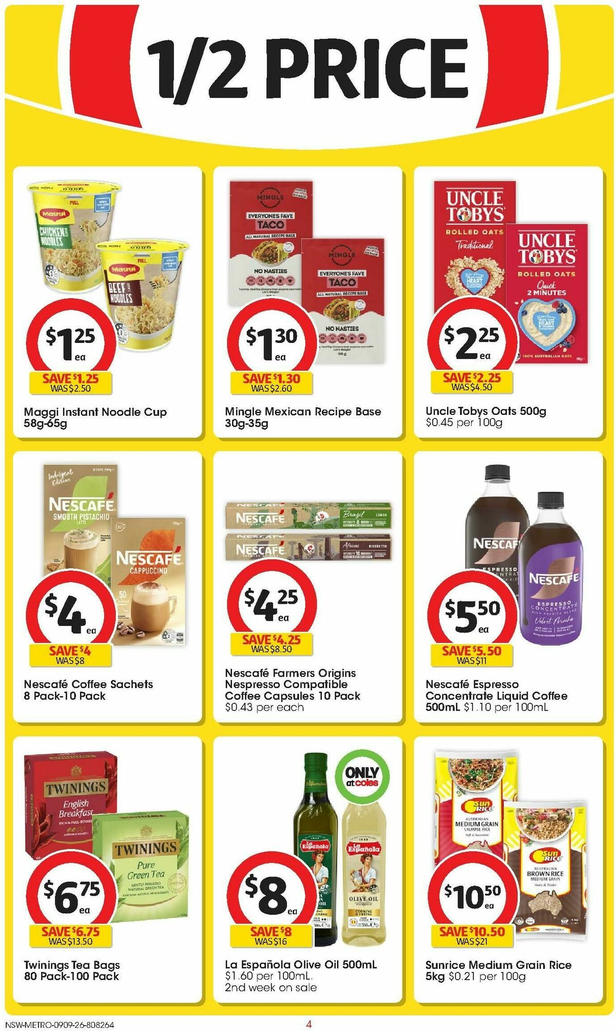 Coles Catalogues from 9 September