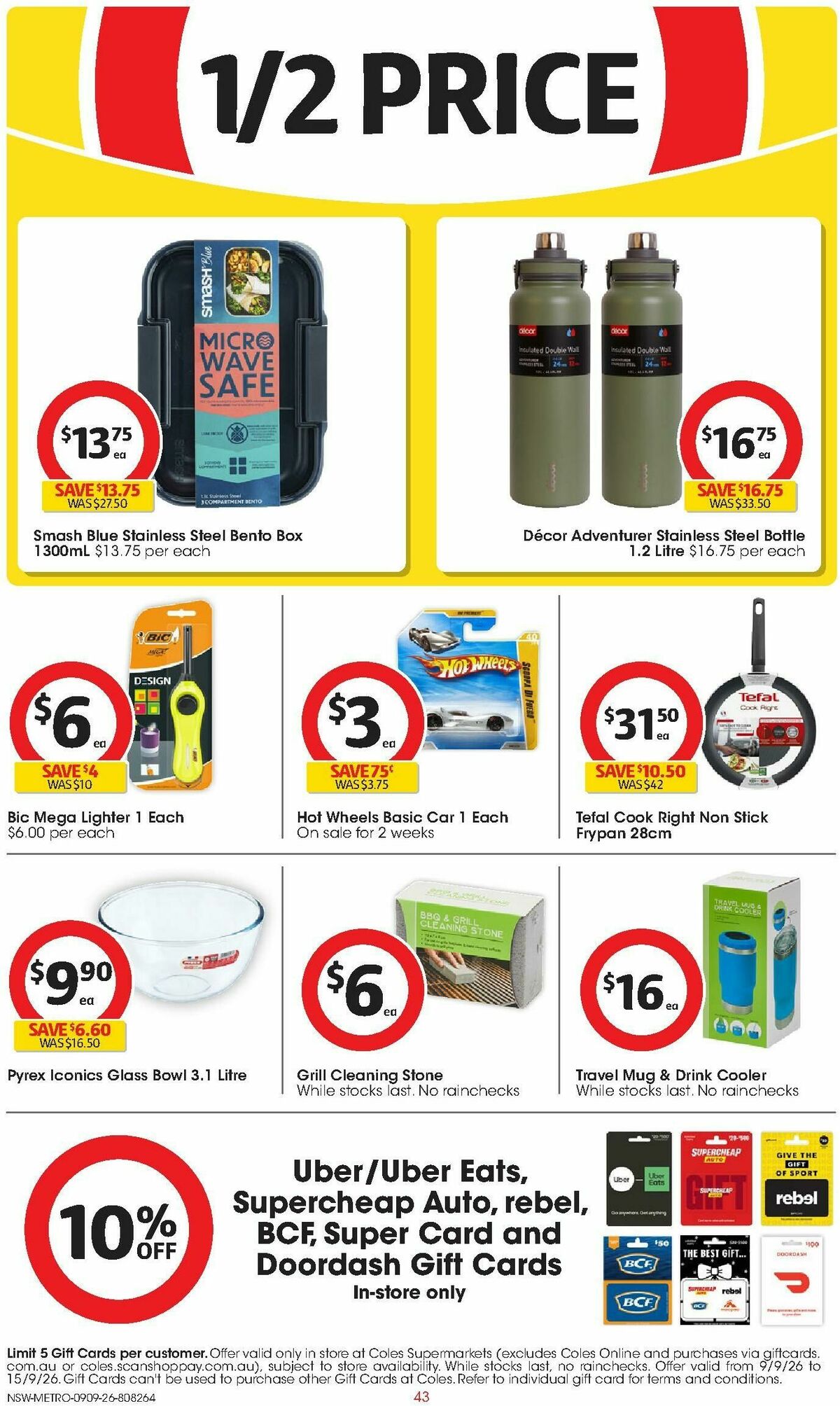 Coles Catalogues from 9 September
