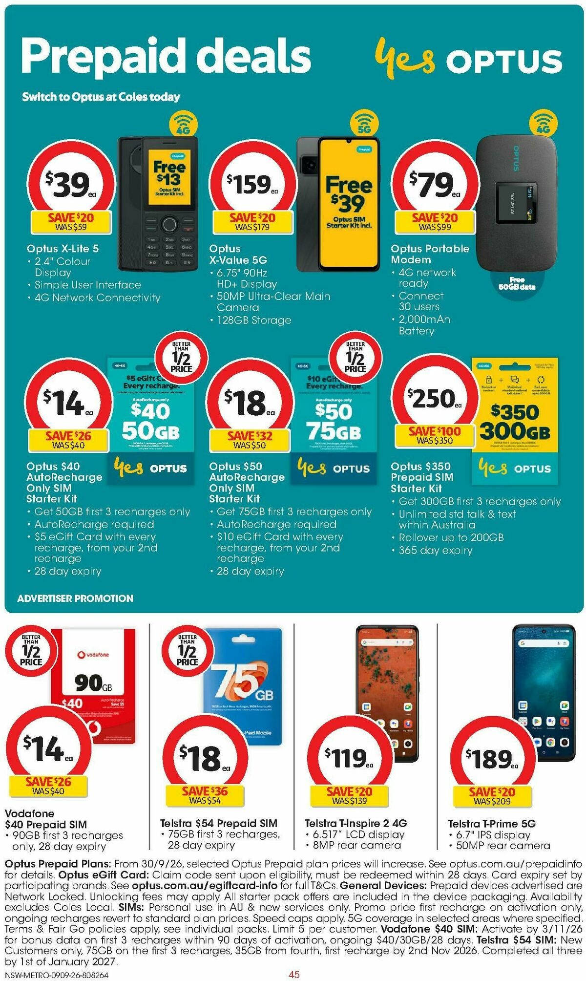 Coles Catalogues from 9 September