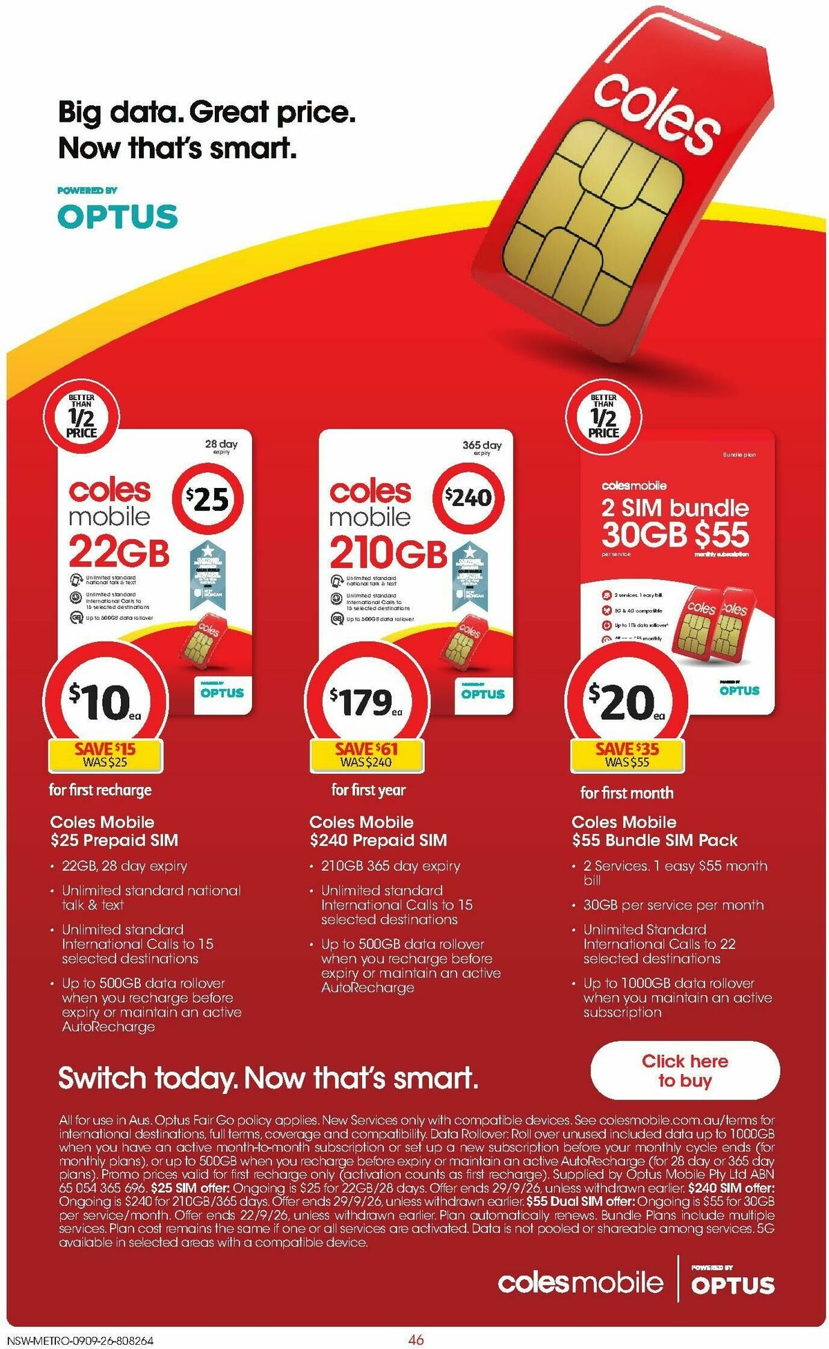 Coles Catalogues from 9 September