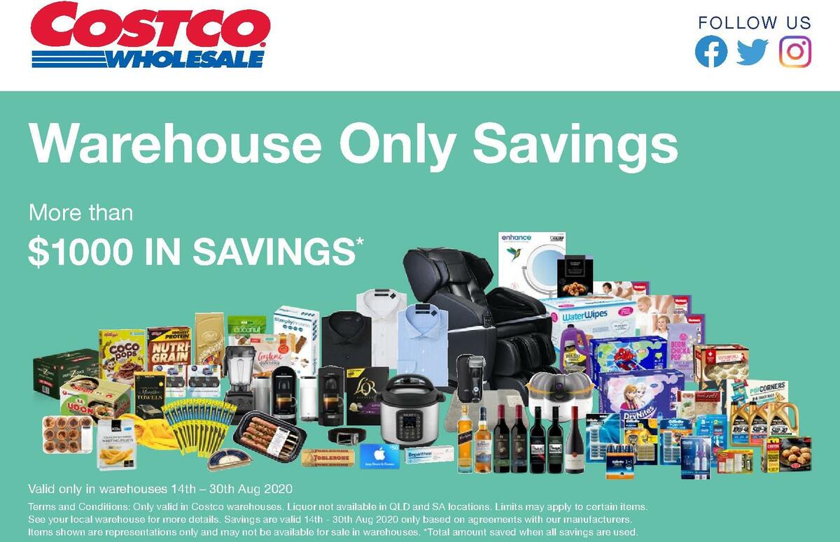 Costco Catalogues from 14 August