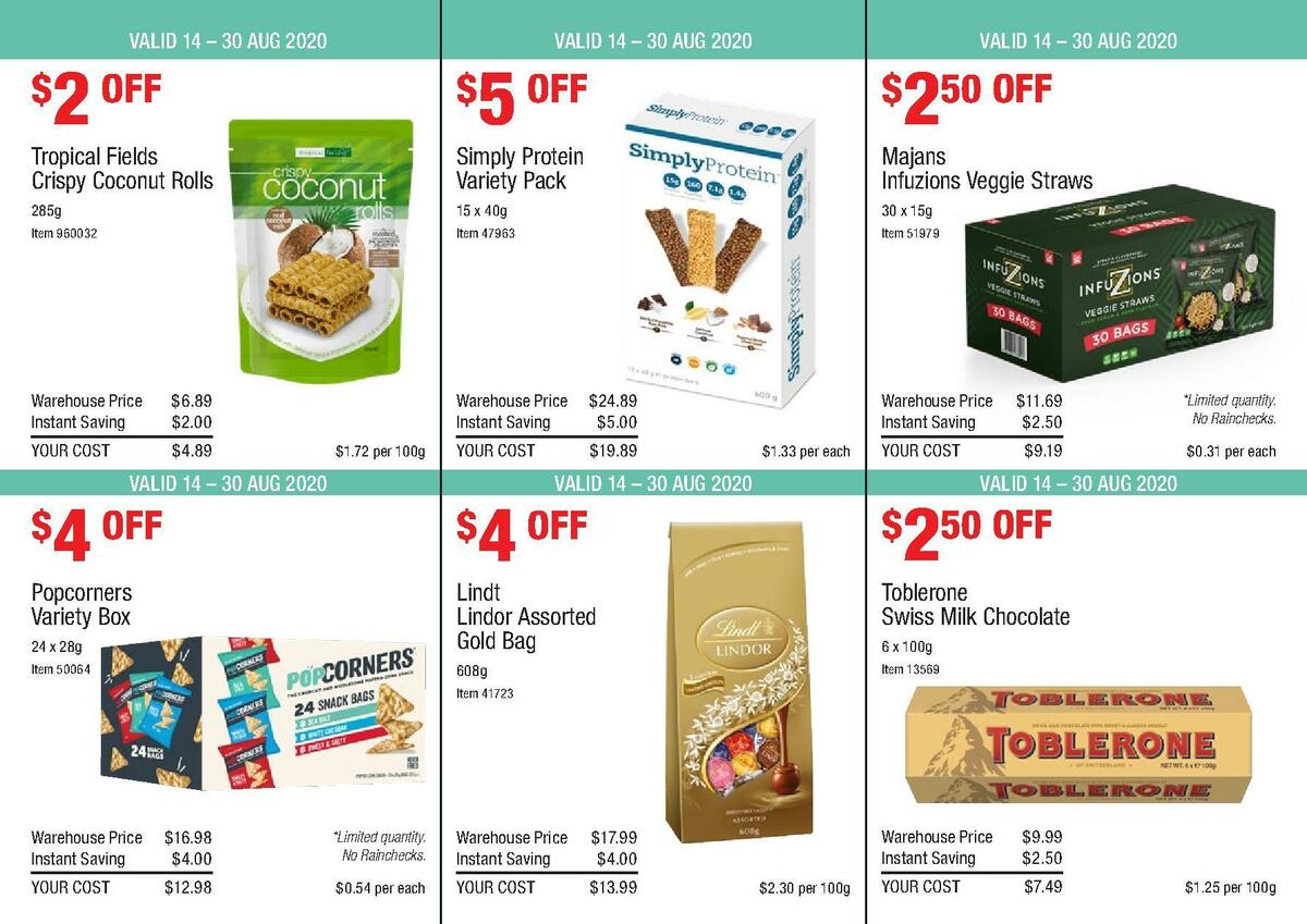 Costco Catalogues from 14 August