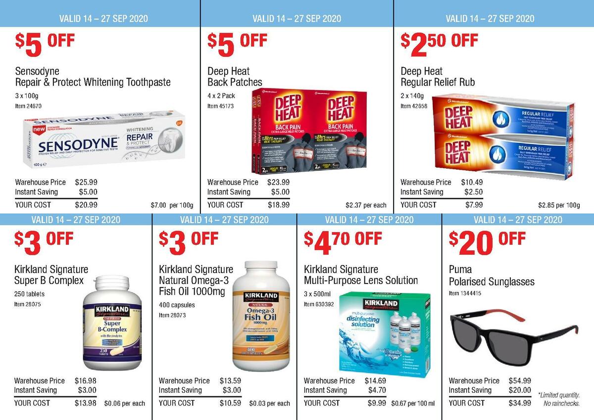 Costco Catalogues from 14 September