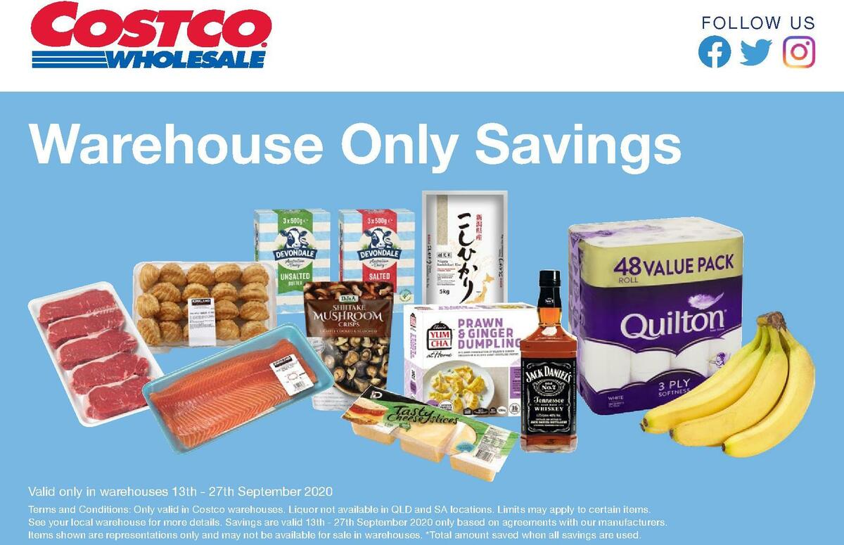 Costco Warehouse Savings Catalogues from 13 September