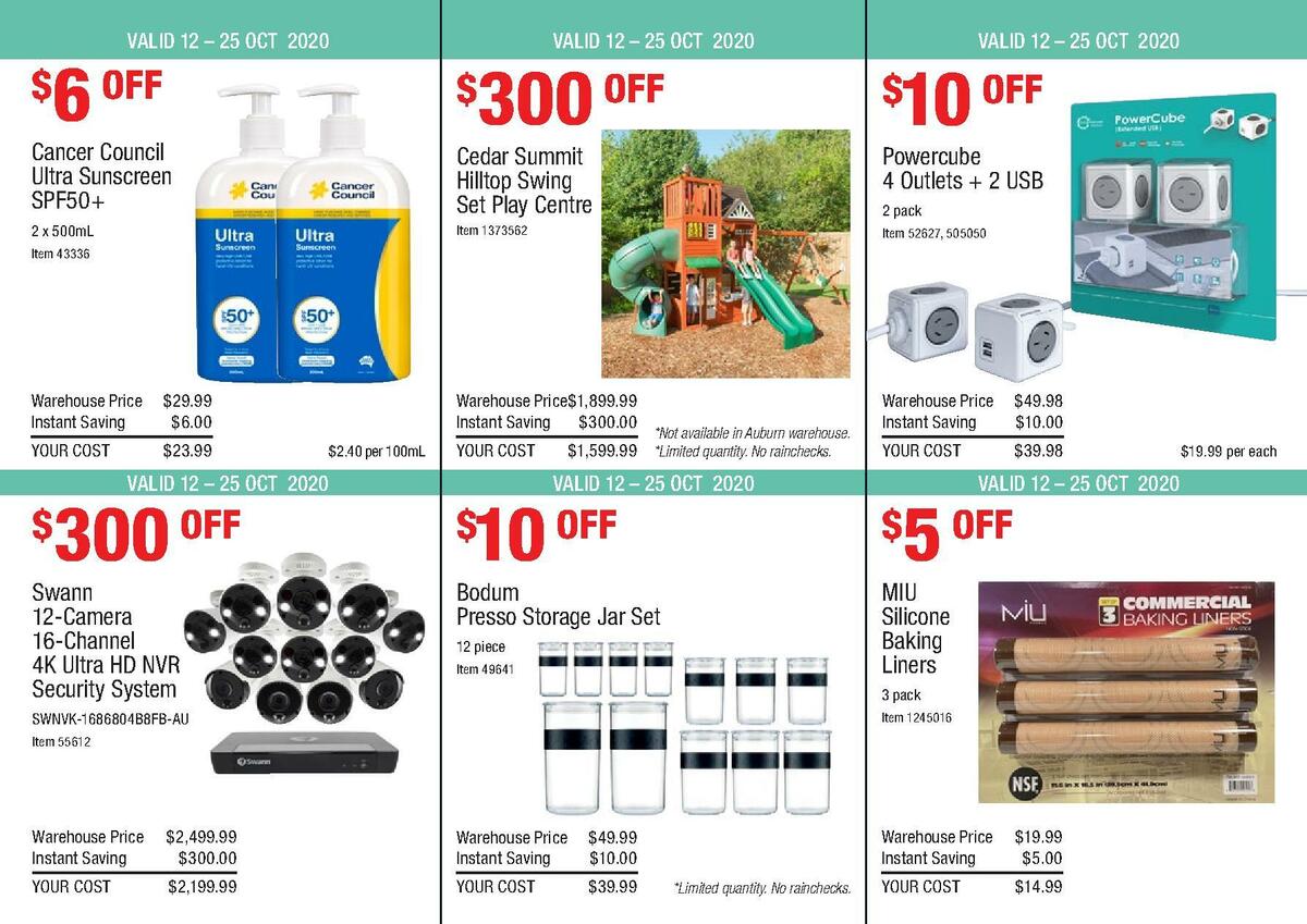 Costco Catalogues from 12 October
