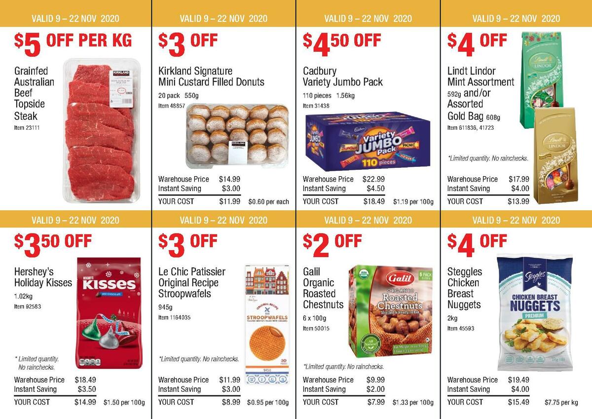 Costco Catalogues from 9 November