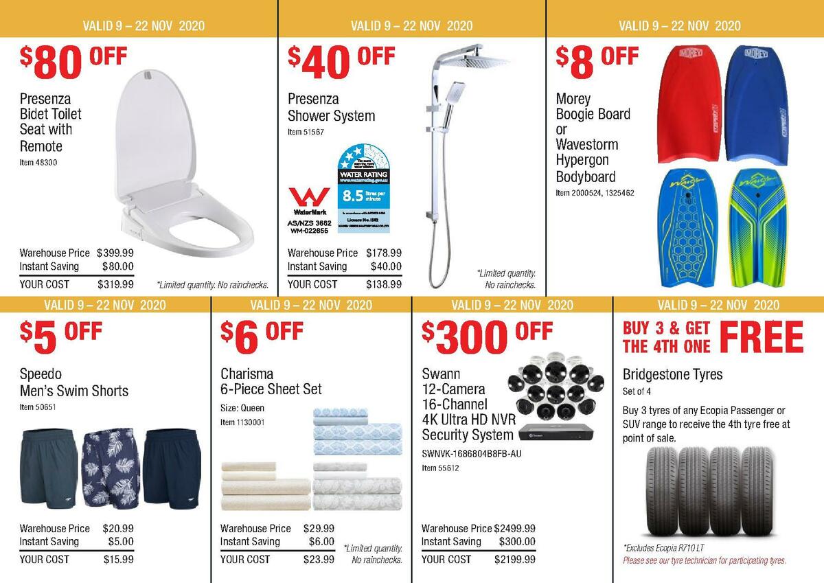 Costco Catalogues from 9 November