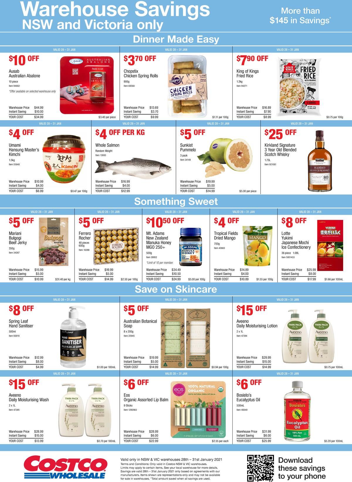 Costco Warehouse Savings: NSW & VIC Only Catalogues from 28 January