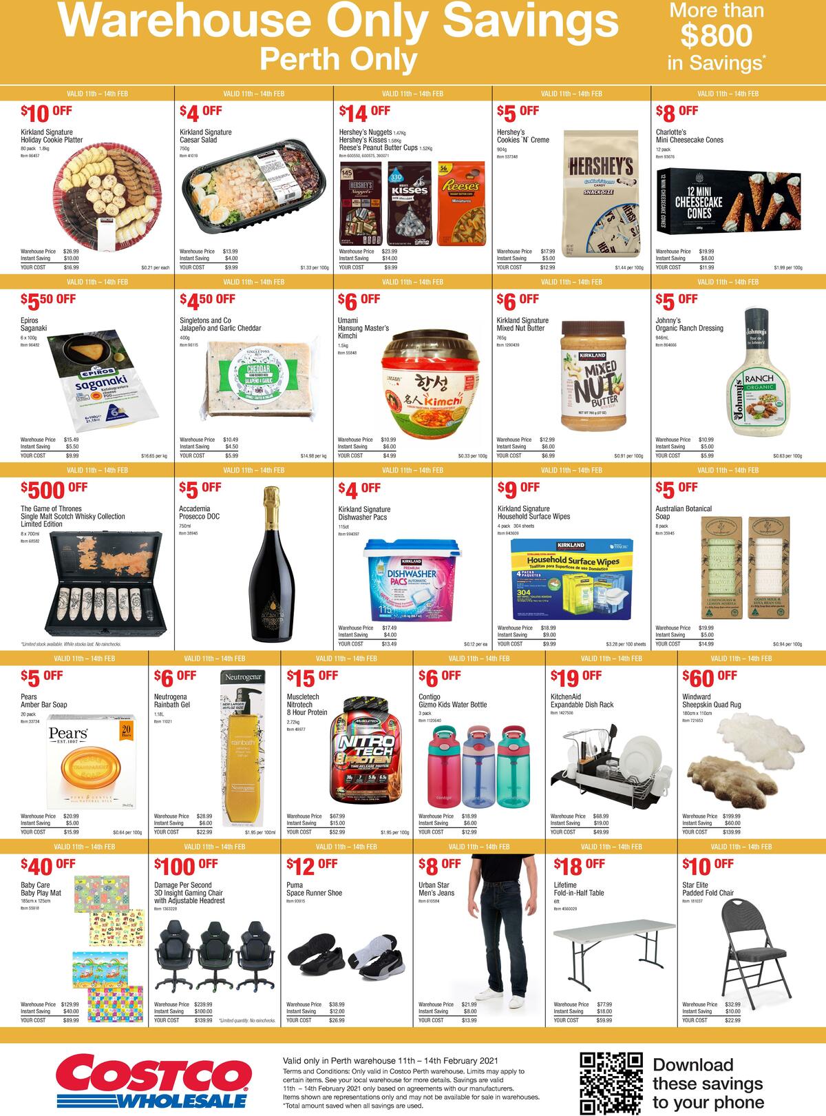 Costco Warehouse Savings: Perth Only Catalogues from 11 February