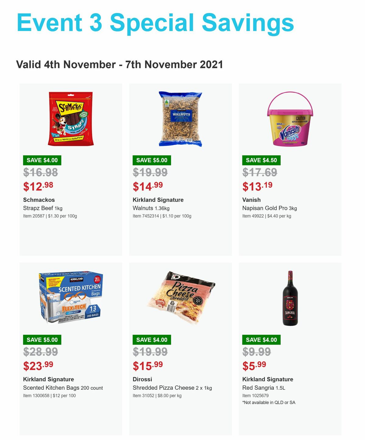 Costco Catalogues from 4 November