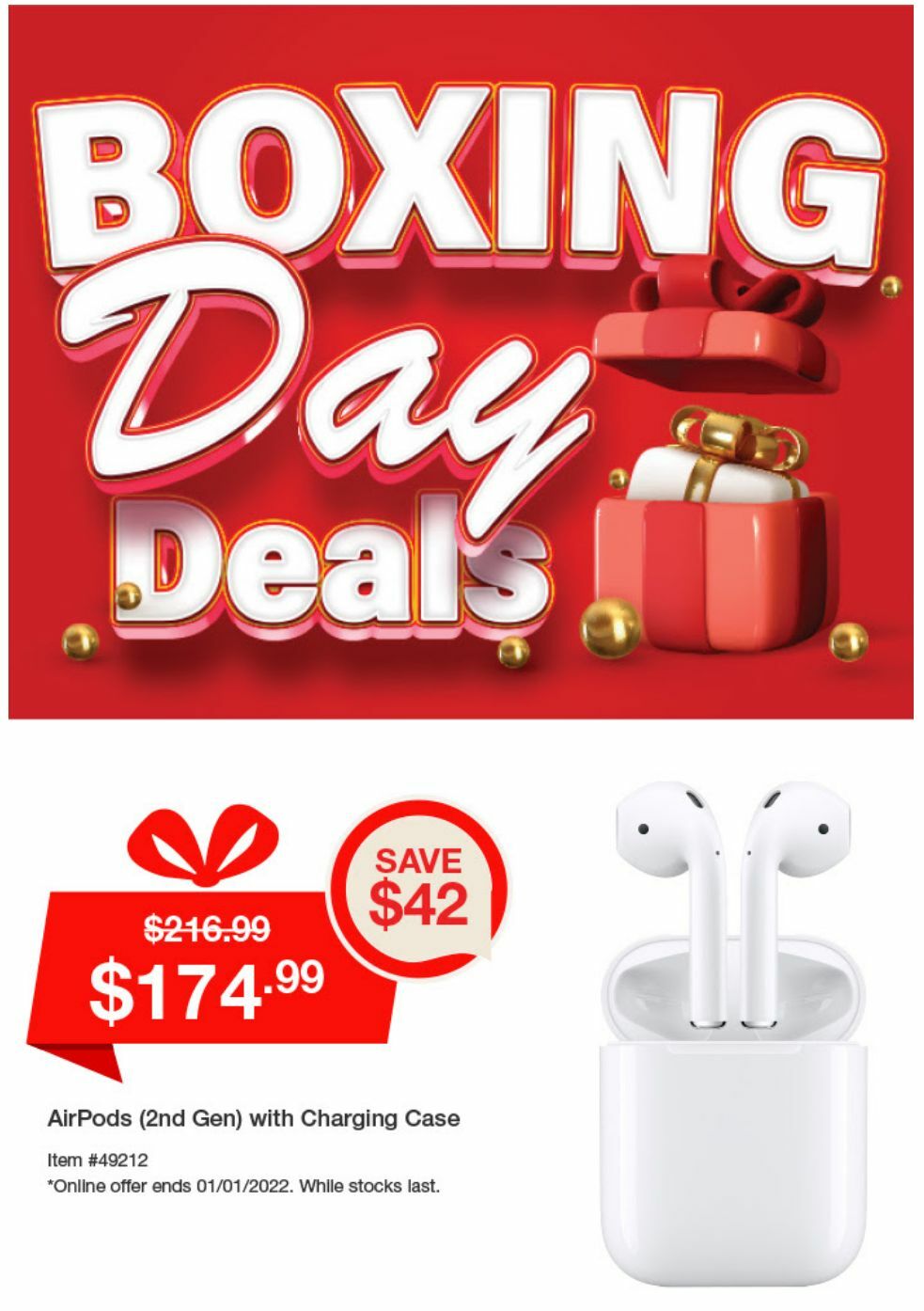 Costco Boxing Day Catalogues from 23 December