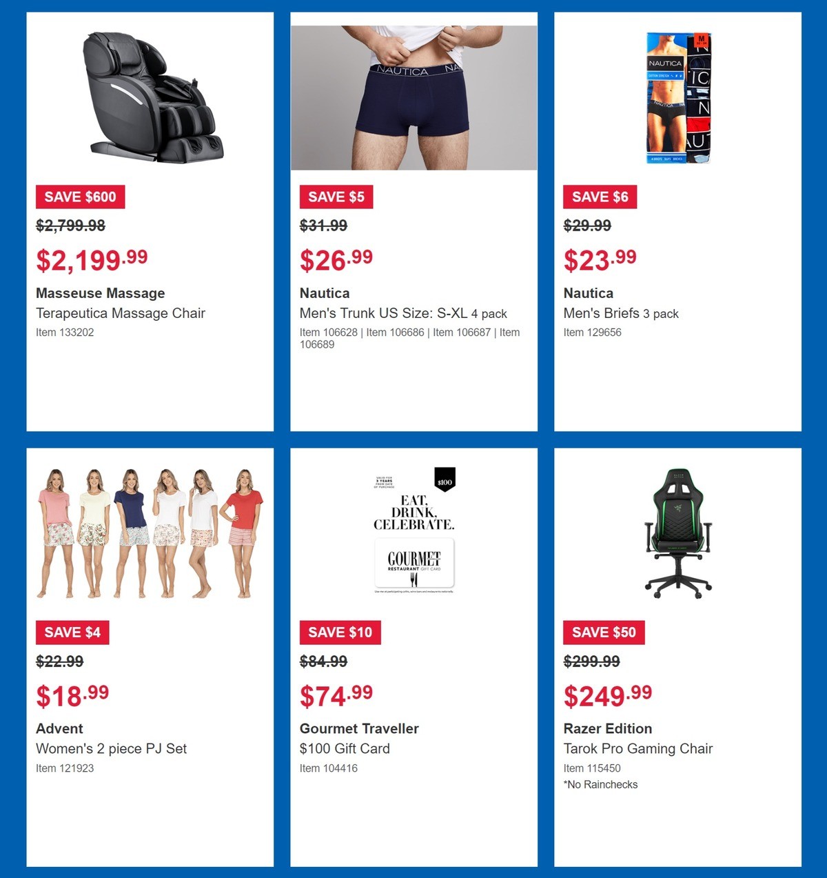Costco Catalogues from 5 December
