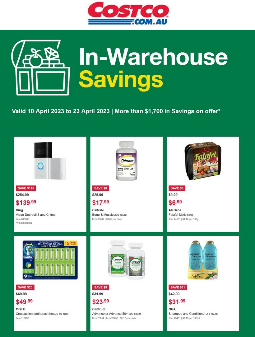 Costco Catalogues from 11 April