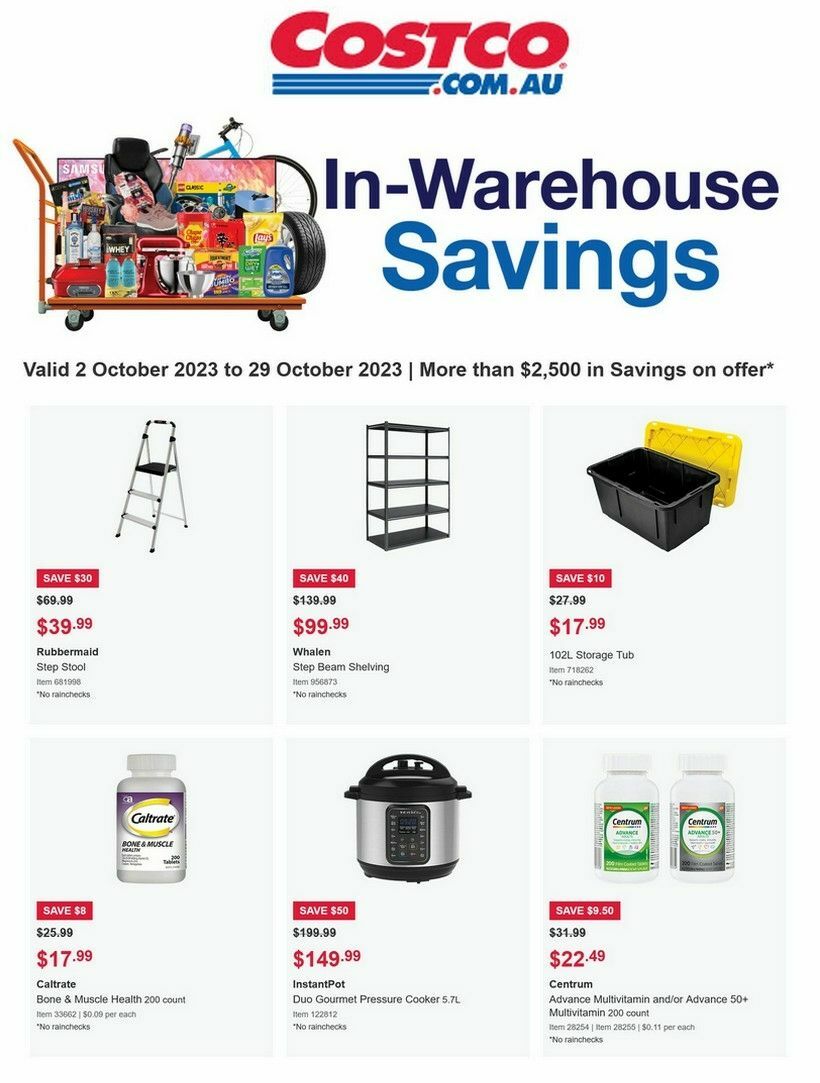 Costco Catalogues from 2 October