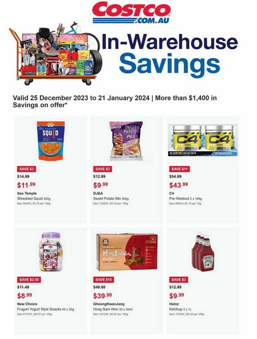 Costco Catalogues from 25 December