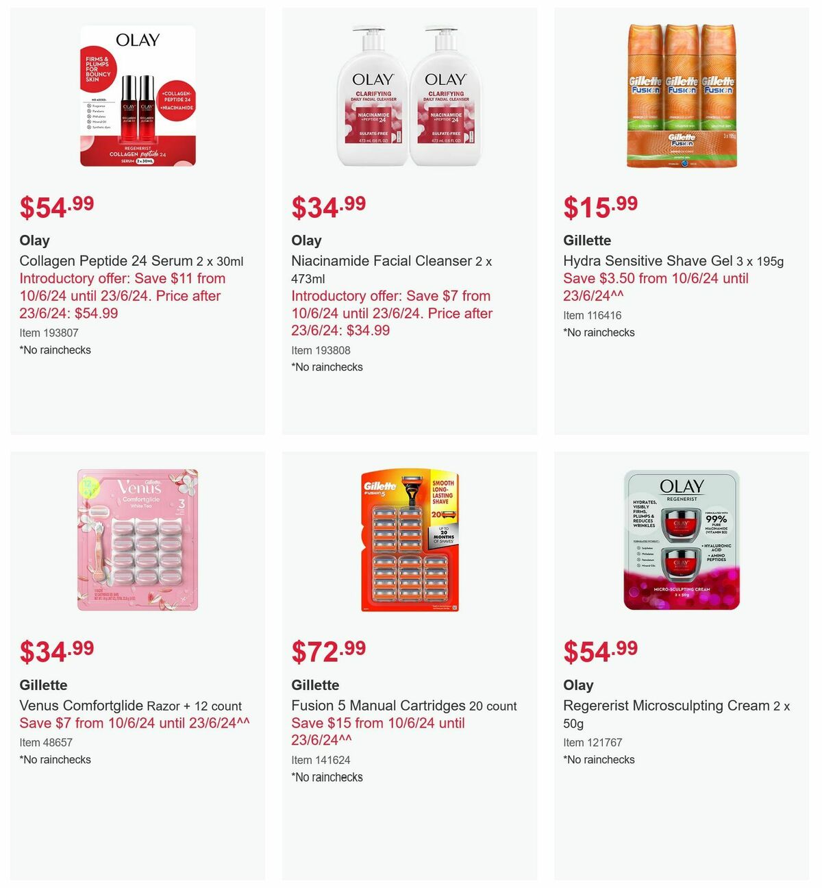 Costco P&G Shop Card Promotion Warehouse Items Catalogues from 10 June