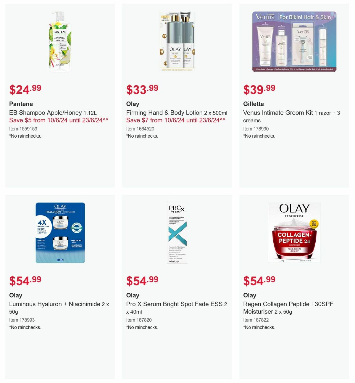 Costco P&G Shop Card Promotion Warehouse Items Catalogues from 10 June